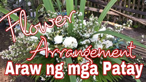 Flower Arrangements Para sa Patay .